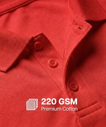Image of Scott International Cotton Polo T Shirt | Collar Half Sleeves Plain T-Shirt | Tshirt for Men Stylish | Casual Tee for Office, Sports, Gym & Everyday Comfort | Men's Breathable All-Season Tshirt