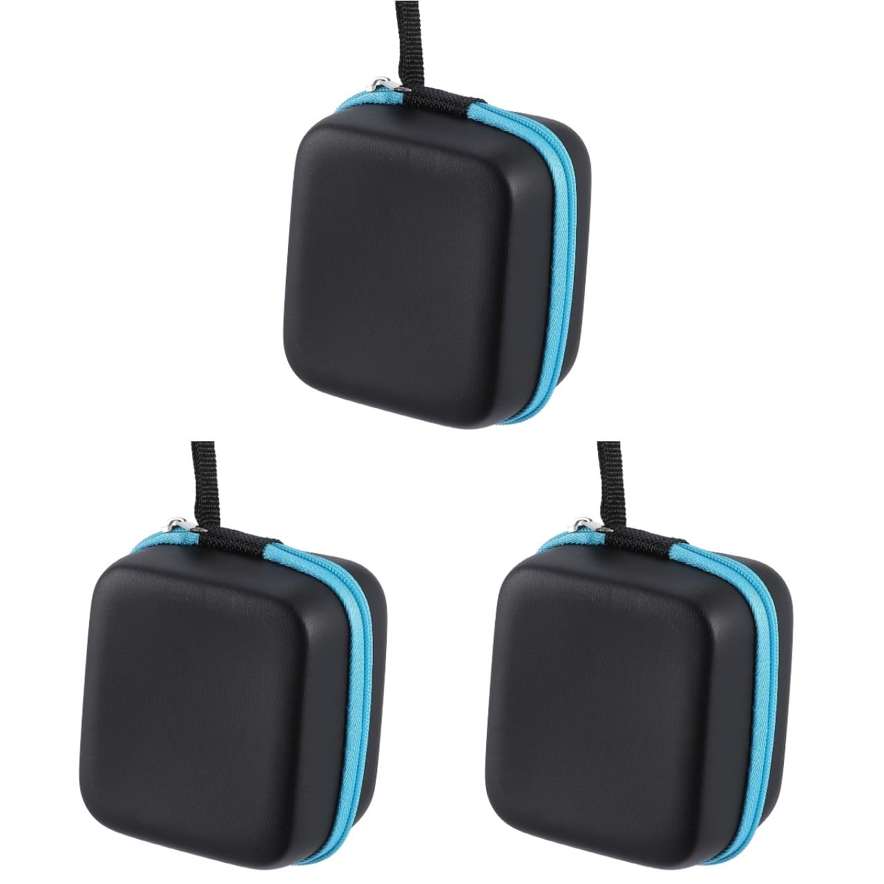 FOYTOKI Essential Oil Carrying Case Pu Essential Oil Storage Pouch 3-pack Travel Organizer for 5 ml Bottles Easy Carrying and Storage for Home Travel and Daily Use