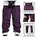 Snowshred Men's Baggy Cargo Snowboard Pants Waterproof Windproof Snow Pants Fashion Streetwear for Winter Outdoor Purple
