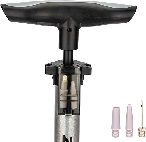 Miniatura 4 de Bombas de piso para bicicletas con medidor manual de aire 160PSI infladores de neumáticos para bicicleta de carretera Pelotas deportivas de peso