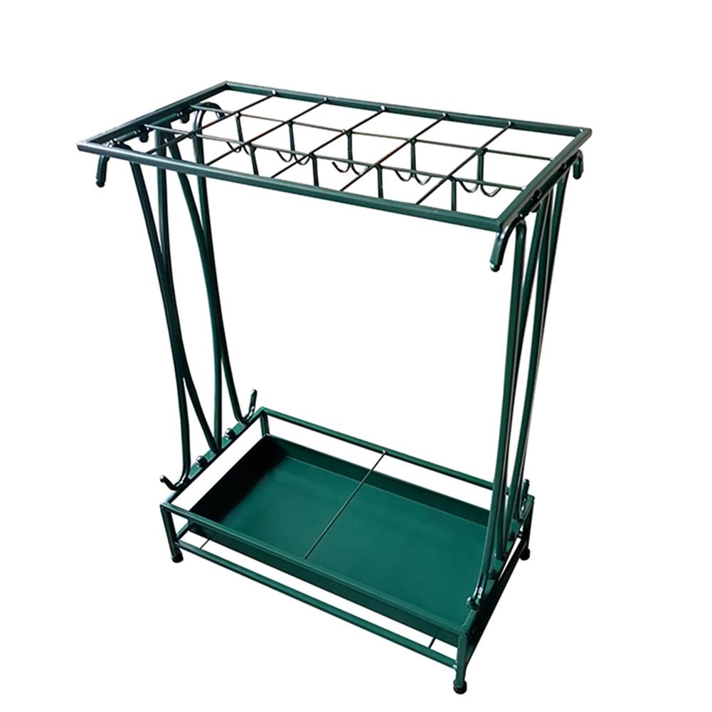 Métal forgé d'exception pour ce porte-parapluies grand format au design élégant