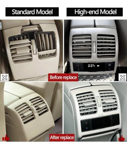 Grille d'aération arrière robuste 2048300354 pour climatisation Benz Classe C W204