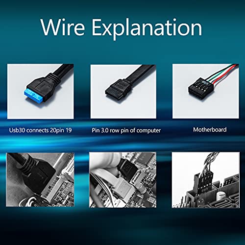 Ashata Front Panel Hub 11 Port Pc Front Panel With Usb 3.0 Ports Usb 3.1 Esata Port And 6 Card Slots Card Reader Support M2 Mso Memory Ms Xd 64G Cf Card Fit Any 5.25” Computer Case Front Bay #TOP5