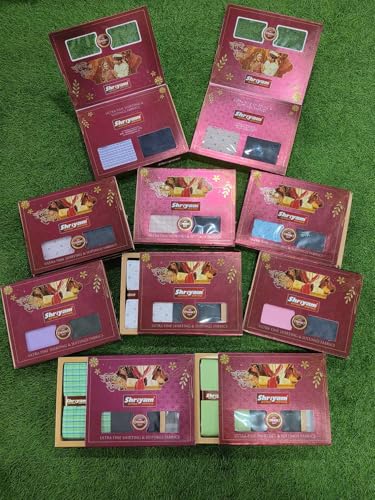 Image of Unstitched Plain Shirt and Trouser Fabric Combo Gift set - Cotton Blend Material - 2.25m Shirt Cloth - 1.20m Pant Cloth