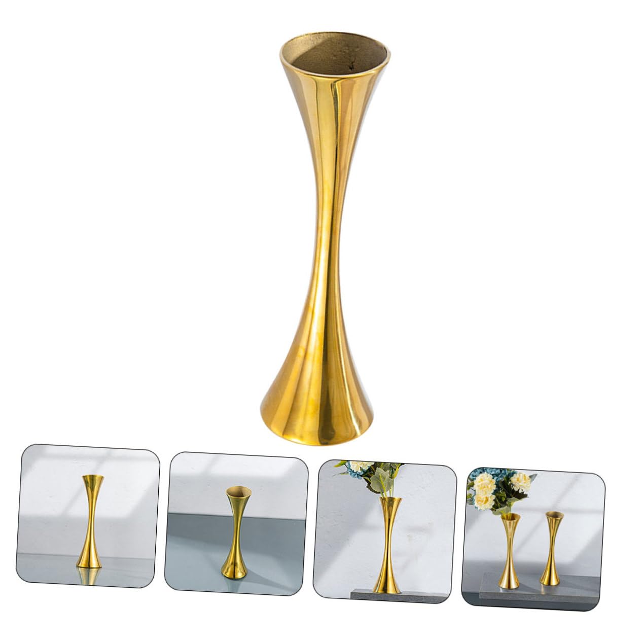 TOYANDONA Centrotavola in Metallo Vaso per Matrimonio Decorazioni per Tavoli Stile Moderno Multiuso per Eventi e Interni