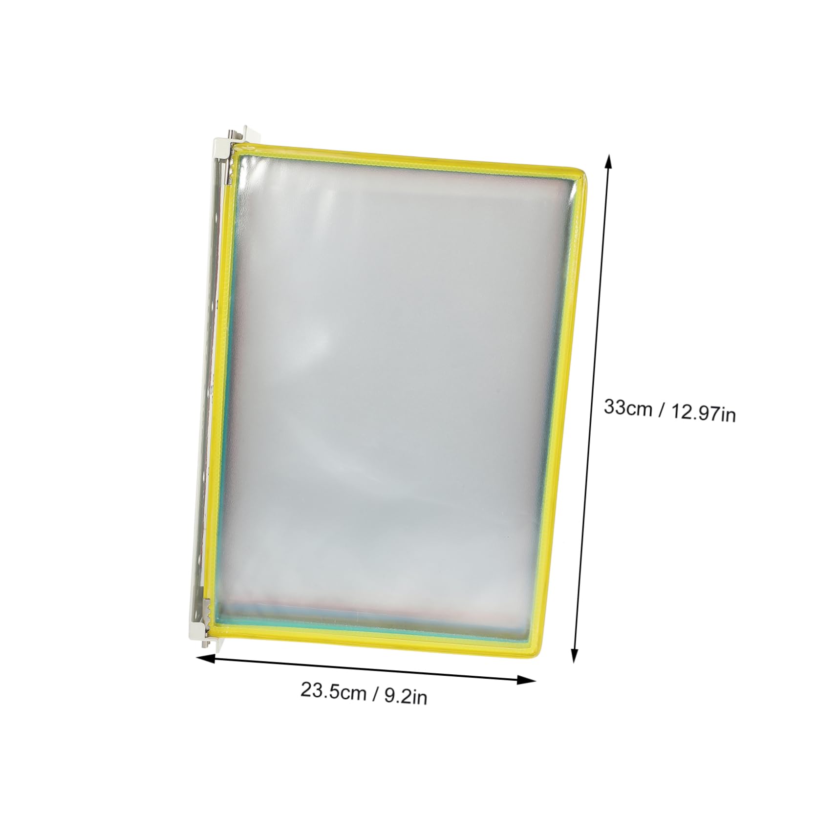 Organizador de Archivos de Pared de 10 Páginas en Pvc y Metal