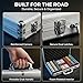 LOYCHIP 300 Piece Poker Set 11.5g Numbered Chips with Aluminum Case 2 Decks Cards Dealer Blind Buttons 5 Dice for Texas Holdem Blackjack Casino Gaming