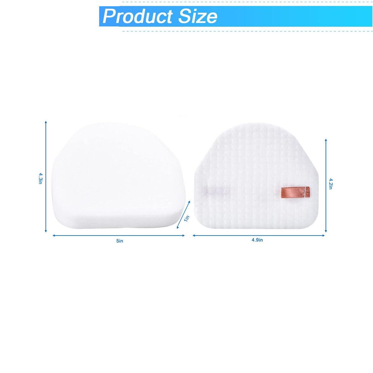 4 Pack Filter Replacement for Shark Rocket Professional Upright Vacuum NV482, NV481, NV480, Rotator Powerlight Professional NV450, DuoClean Slim NV202, NV200, Navigator Light NV105 Part XFF450