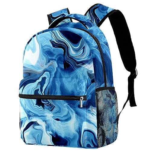 Sac à dos de voyage Campus marbre bleu multicolore avec porte-bouteille