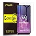 Produktbild QULLOO Panzerglas für Motorola One Zoom, Panzerglas Schutzfolie 9H Hartglas HD Displayschutzfolie Anti-Kratzen Panzerglasfolie Handy Schutzglas Glas Folie für Motorola One Zoom