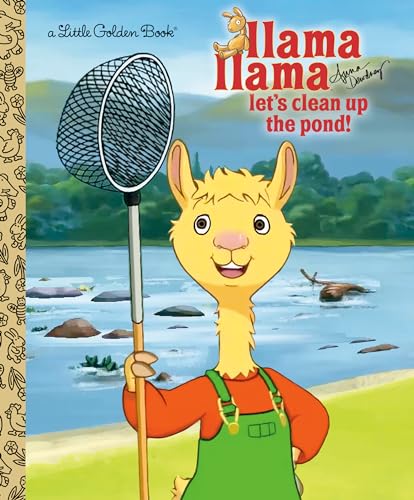 Image of Llama Llama Let's Clean Up the Pond! (Little Golden Book)
