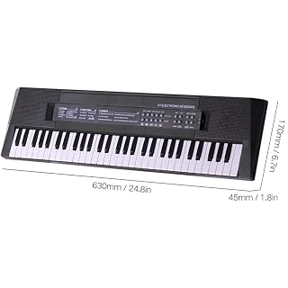 61 clés Musique numérique Clavier électronique Kids Piano électrique multifonctionnel for l’étudiant Microphone Fonction Musical guanjun1975 - Les Beatles, Paul McCartney, John Lennon, RIngo Starr, George Harrison 61 clés Musique numérique Clavier électronique Kids Piano électrique multifonctionnel for l'étudiant Microphone Fonction Musical guanjun1975 – Image 6
