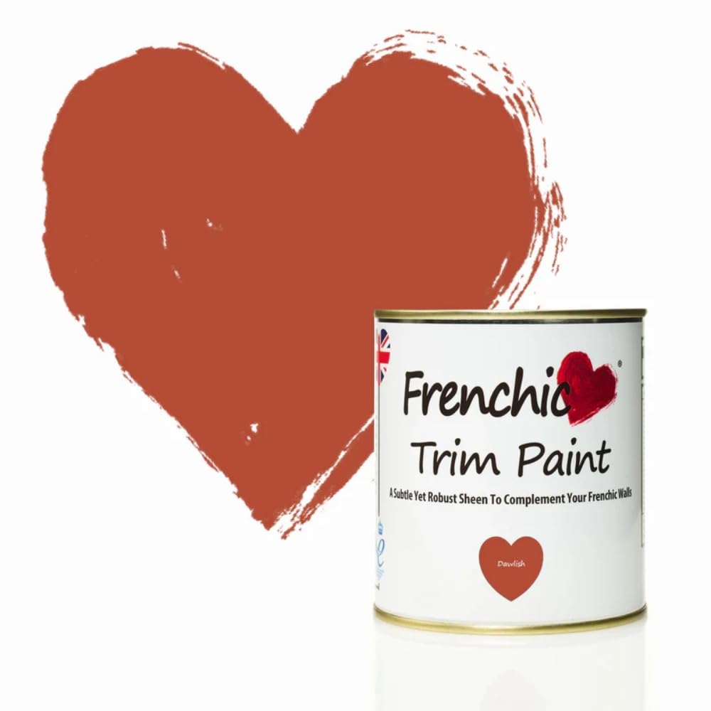 Frenchic An Earthy Red With Rich Brown Undertones Dawlish Trim Paint With A Satin Sheen Finish - 500Ml