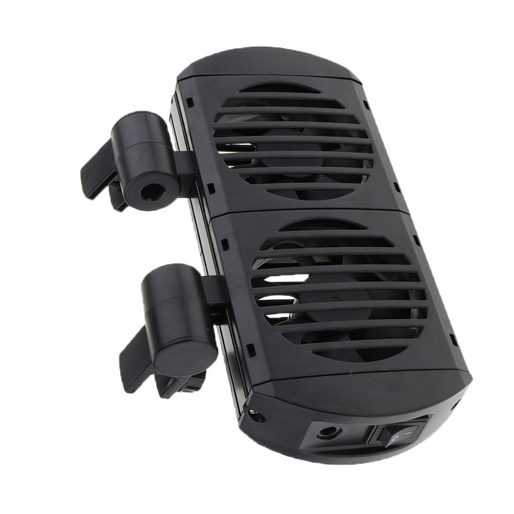 Ventilador de acuario para acuarios de agua dulce y salada (2 ventiladores)