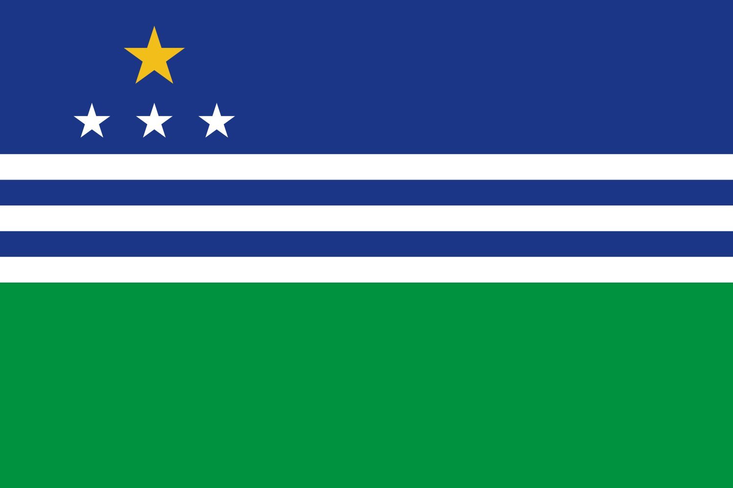 Drapeau Carangola MG XL brésilien grand format pour pavillon de municipalité