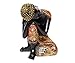 Produktbild Brillibrum Design Thai Buddha Schwarz-Goldfarbene Buddha-Figur 16 cm Buddha ruhend sitzend Meditierend Dekofigur Feng Shui aus Polyresin Thai-Buddha schlafend
