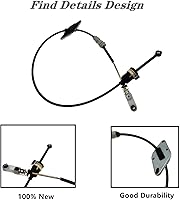 Vista 5 de Cable de control de cambio de transmisión automática, cable de control de cambio compatible con Jeep Liberty (2006-2012) / Dodge Nitro (2007-2011)