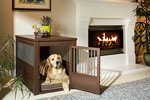 New Age Pet Ecoflex Pet Crate/End Table, X-Large, Russet #TOP25