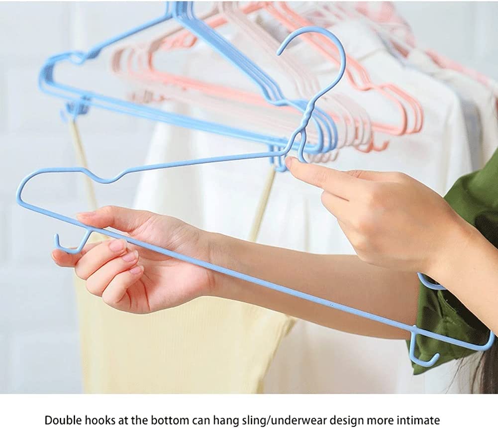 Habiba Leicht Haushaltsbügel, multifunktionaler, Rutschfester, Nahtloser Wäscheständer, PP-Material, integrierte Spiraldesign-Kleiderbügel Dauerhaft