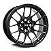 XXR Wheels 530 Chromium Black Wheel with Painted Finish (18 x 7.5 inches /5 x 100 mm, 38 mm Offset)