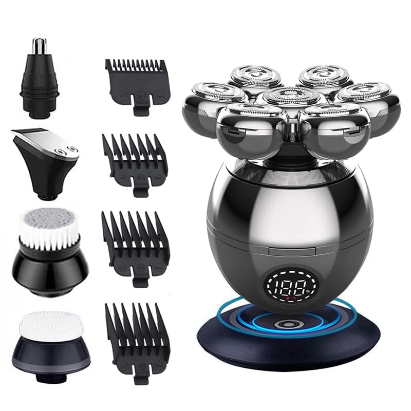 Electric Razor for Men 5 in 1 Electric Razor for Men Multifunctional Shavers for Men Cordless Bald Head