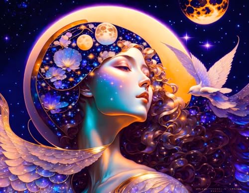 Fly Me to the Moon poster SERENDIPITP en toile pour s'évader au quotidien