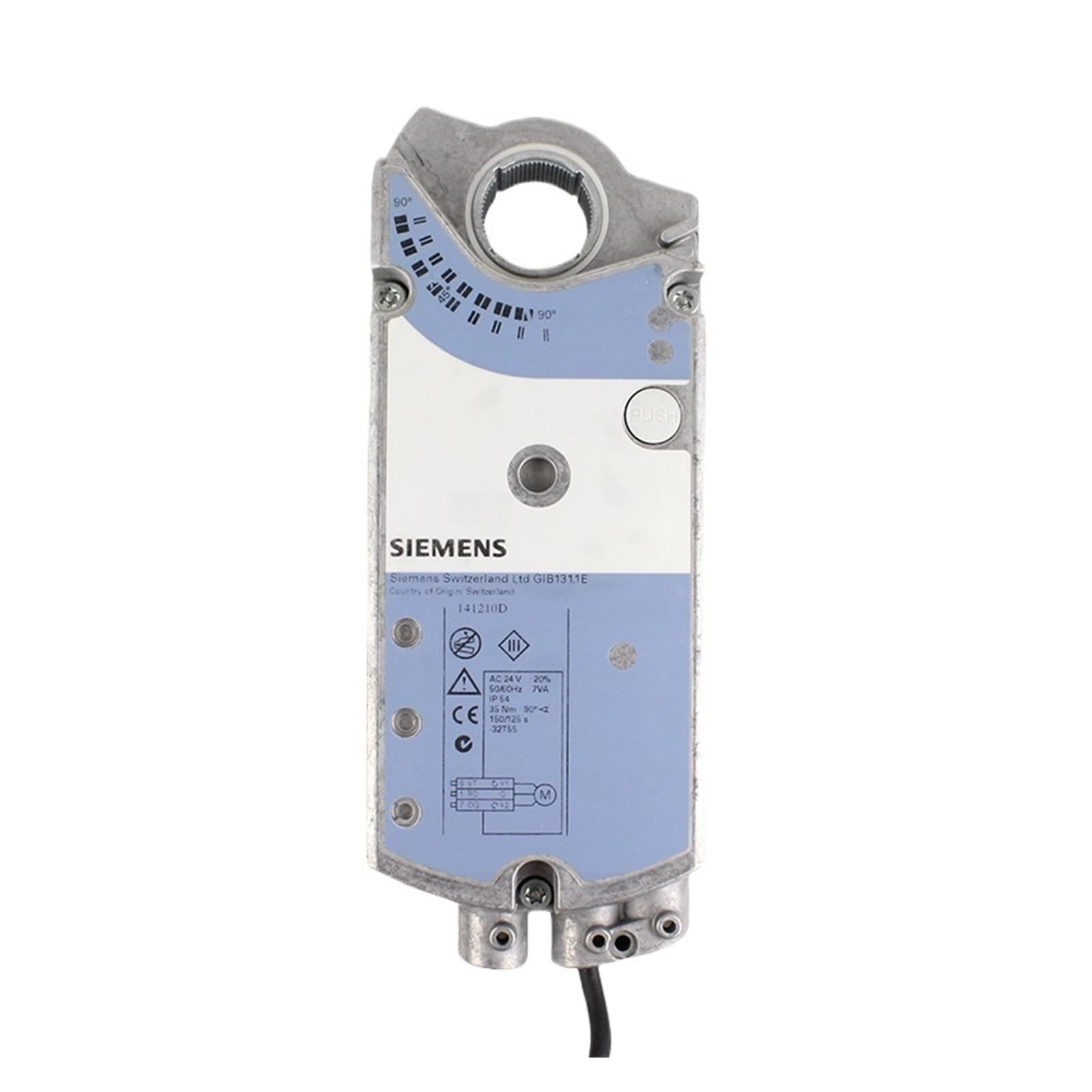 GIB131.1E Rotary Actuator AC 24V 3-Position 35Nm 150s