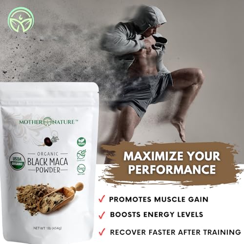 Mother Nature Organics Superfoods for Organic Living organic-maca-powder Maca Root Supplement