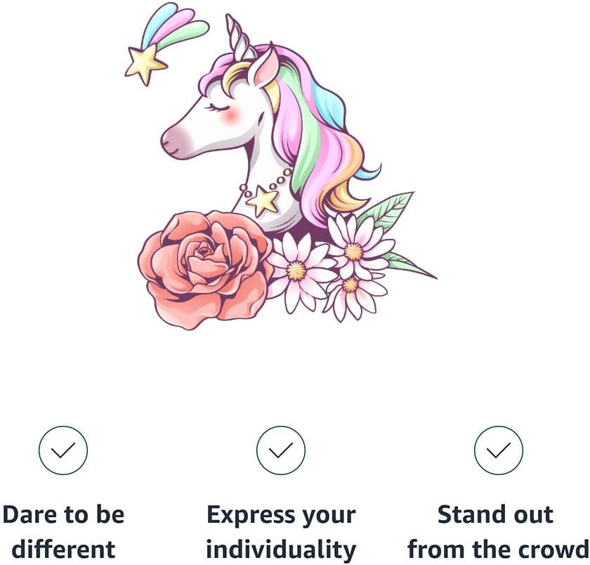 Floral Unicorn Kids' Baseball T-Shirt - Unicorn Present Ideas - Unique Present Ideas