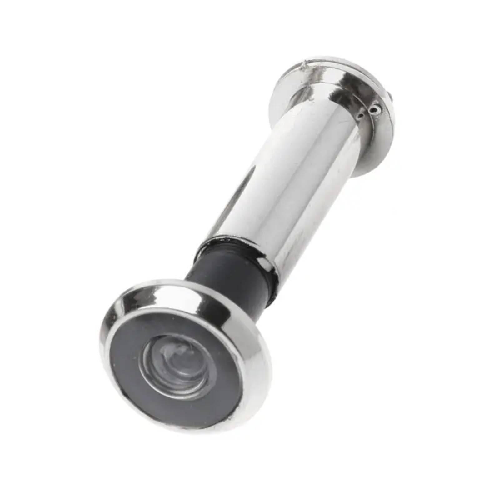 Fbanulpex Silver Wide Angle Security Spy Hole, Gold Security Door Viewer Peephole With Privacy Cover And Optical Glass(Silver)