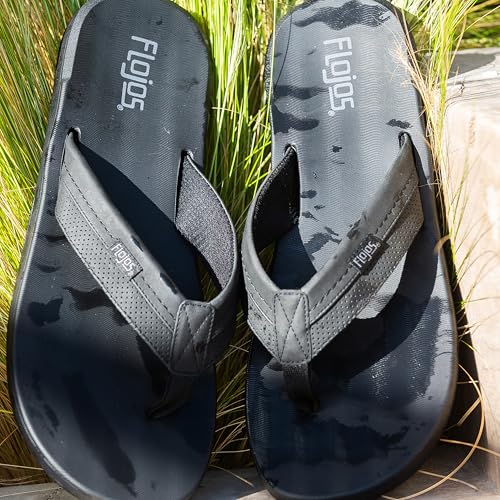 Flojos Men's Levee Sandal, Black, 9 M US by Flojos - Used condition - Image 4
