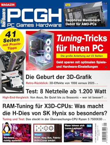 PC Games Hardware Magazin 1/2026 'Tuning-Tricks für Ihren PC'