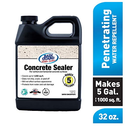 Rain Guard Water Sealers SP4003 Concrete Sealer Concentrate Makes 5