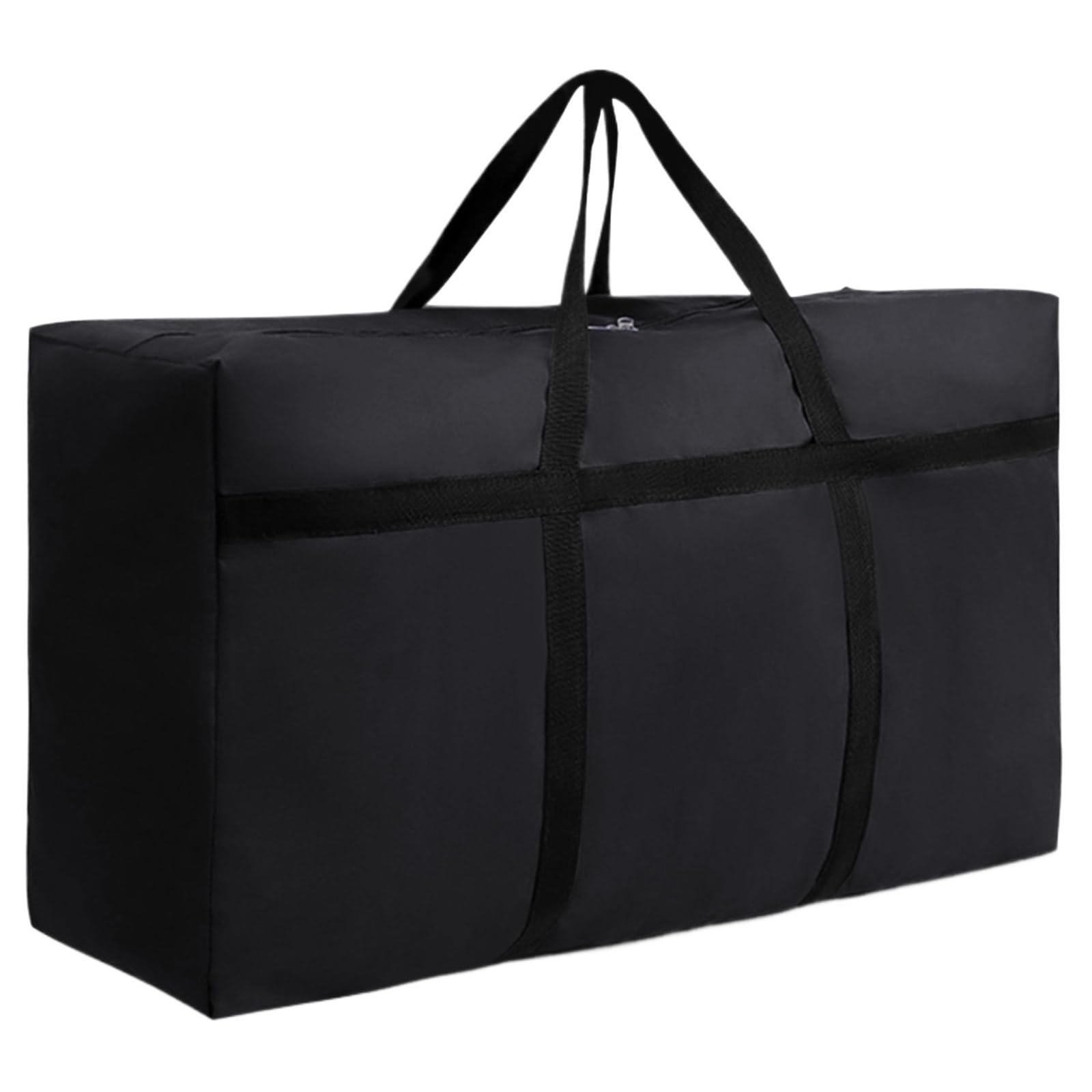Waterproof moving bag Large Capacity Waterproof Luggage Bag Reinforced With Oxford Cloth For Moving Packing Storage(Luggage Bag Black)