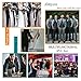 Men's Suit Slim Fit, 3 Piece Champagne Suits for Men, Solid Jacket Vest Pants with Tie, Prom Homecoming Wedding Tuxedo Set M
