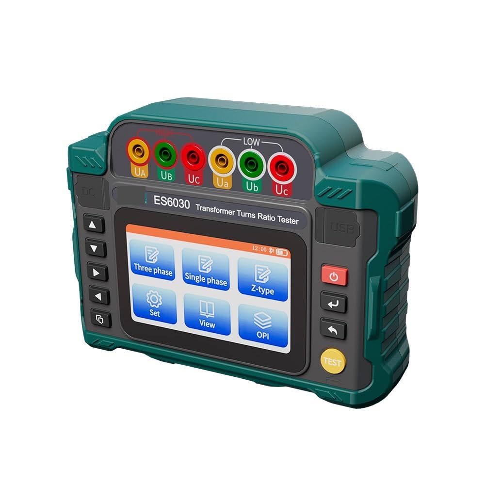 Elektroniczny tester obciążenia, ES6030 Tester TTR przekładni napięcia uzwojenia transformatora