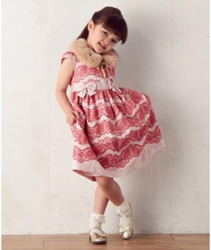 Amazon 組曲 キッズ Kumikyoku Kids Toddler Reine Robe ワンピース ピンク系5 Xs ワンピース チュニック 通販