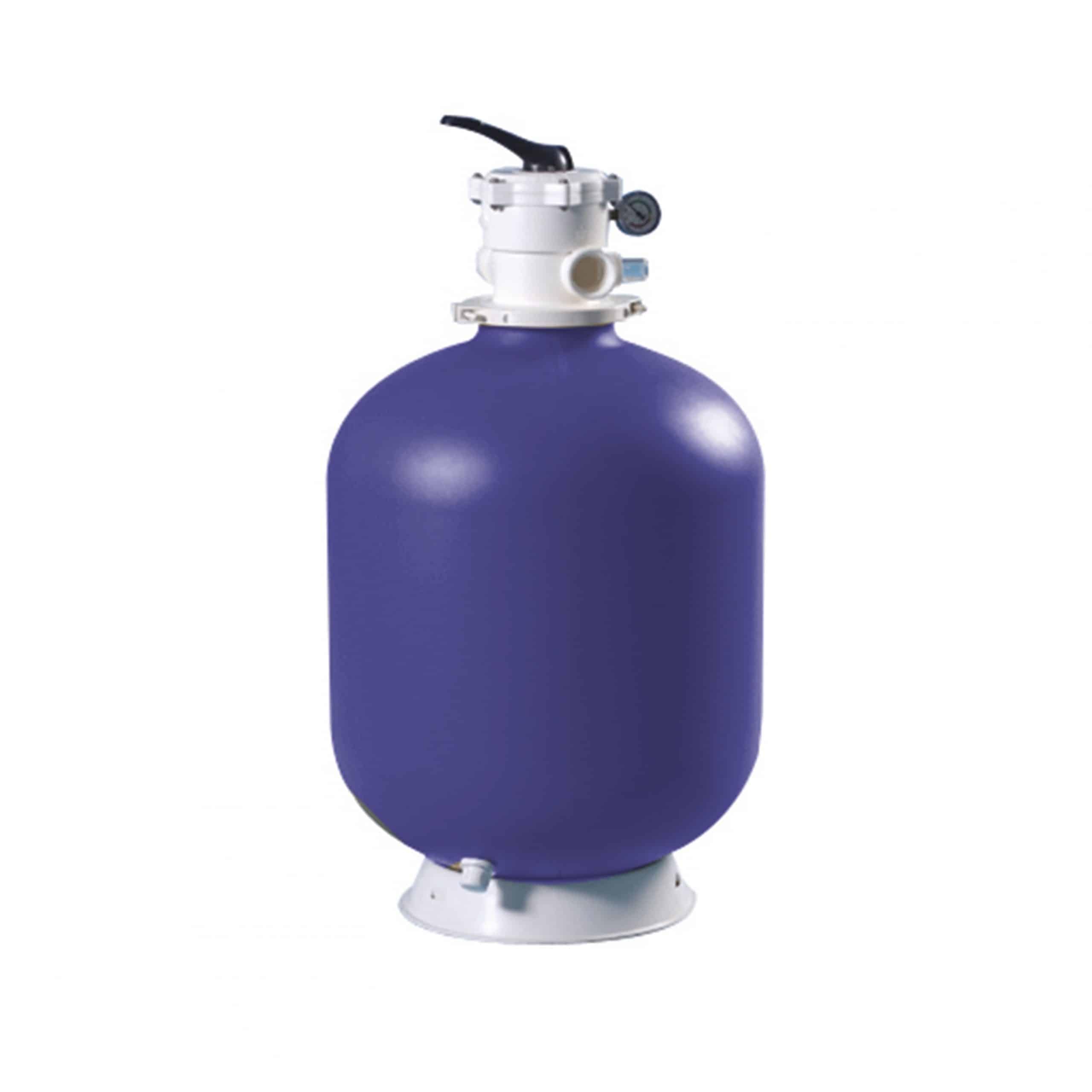 Filtre à Sable pour Piscine 14m3/h diam 615 - Filtre à Sable Piscine - 14m3/h - Diamètre 565mm - Fourni avec Vanne Top sur Le Dessus - Modèle AXOS XEO - EDG by Aqualux