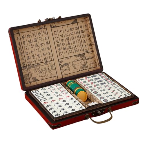 方城作楽 麻雀セット 背白　木製ケース付き 方城作楽 麻雀セット 背白 木製ケース付き 方城作楽 麻雀セット 背白