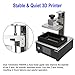 Hieha SQ1 UV Photocuring LCD 3D Printer with Resume Printing Auto-Leveling 3.5'' Smart Touch Screen Offline Print 4.53''(L) x2.56''(W) x3.94''(H) Printing Size