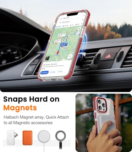 Coque iPhone 13 Pro Max transparente et magnétique fine anti-choc - 5