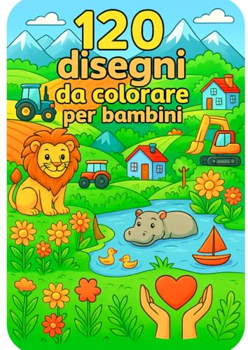 120 Disegni tematici da colorare per bambini 4 - 12 anni