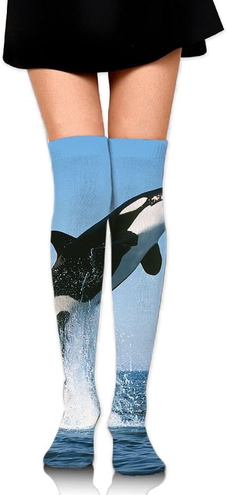 Dreamy Scenery Women's & Baby Girl's 3D Print Knee High Socks Venting Long Socks Beautiful Knee High Cotton Socks