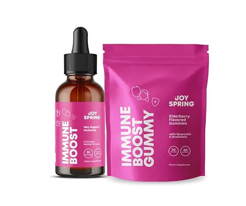 Joyspring Immune Support Toddler Blend - Kids Immune Booster With Echinacea Drops And Immune Support Gummies For Kids - Kids Immune Support #TOP4