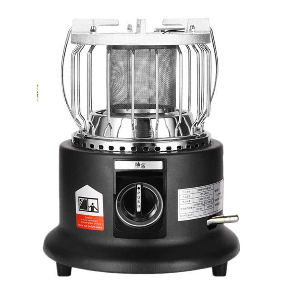 Amazon.com: JWW 3.6 KW Camping Gas Heater Portable Stove Outdoor Space  Heater for Garage Ice Fishing Patio Hiking Hunting, Convenient Handle  (Color : Black) : Home u0026 Kitchen