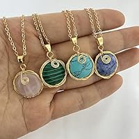 天然石クリスタル ワイヤーペンダント 769d506164ca2ebffc44bc57c30841