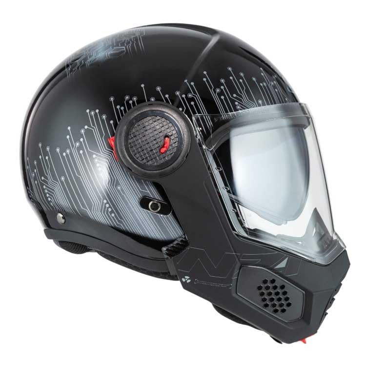 Casque Nzi Minimod Duo Meta M confortable contre le vent