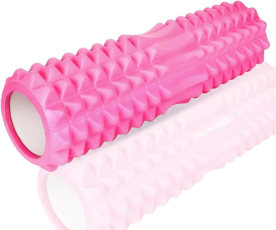 LEO.STAR Foam Roller - Deep Tissue, Self Myofacial Release Massage Therapy Roller (RumbleRoller 13" Compact Size Original Foam Roller) 13x4.8 inch-Assorted Color
