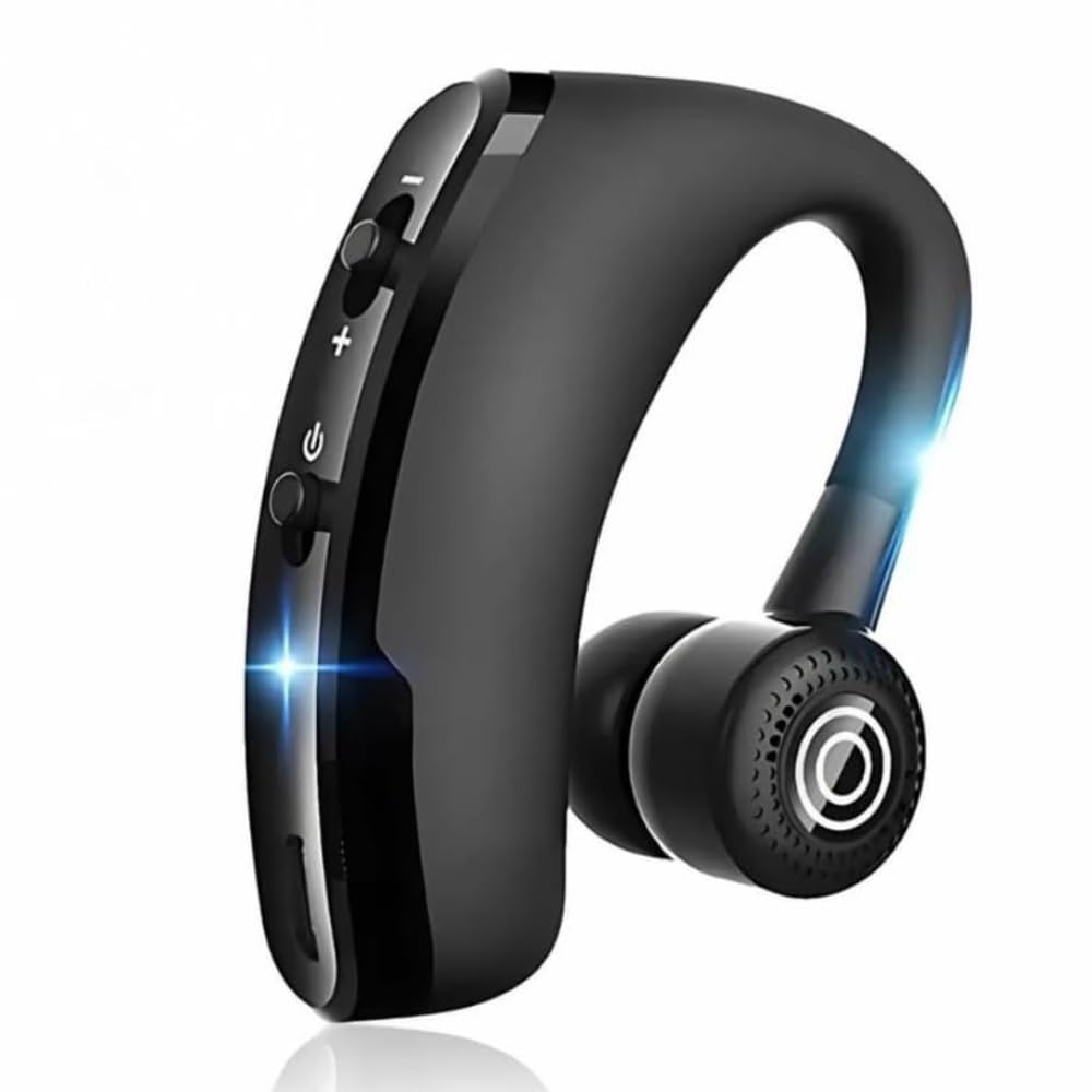 Elevea (𝐋𝐢𝐦𝐢𝐭𝐞𝐝 𝐓𝐨𝐝𝐚𝐲 Wireless Bluetooth Headset with Noise Reduction Microphone, Single Ear Hands Free Earpiece, Adjustable Ear Hook for Clear Calls 𝟏𝟓 𝐘𝐞𝐚𝐫𝐬 𝐖𝐚𝐫𝐫𝐚𝐧𝐭𝐲-image-6