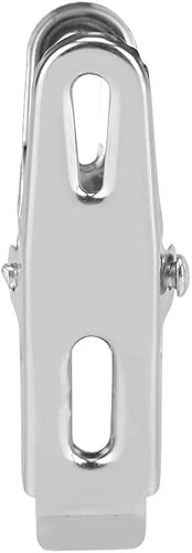 Miniatura 8 de Paquete de 20 pinzas de acero inoxidable, clips de metal para lavandería, clips para colgar para tendedero al aire libre, bolsas de comida para el